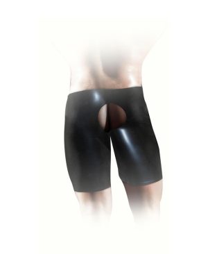 pantalones-cortos-unisex-de-latex-negros-2